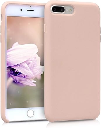 kwmobile Funda para Apple iPhone 7 Plus / 8 Plus - Carcasa de [TPU] para tel?fono m?vil - Cover [Trasero] en [Rosa Palo]