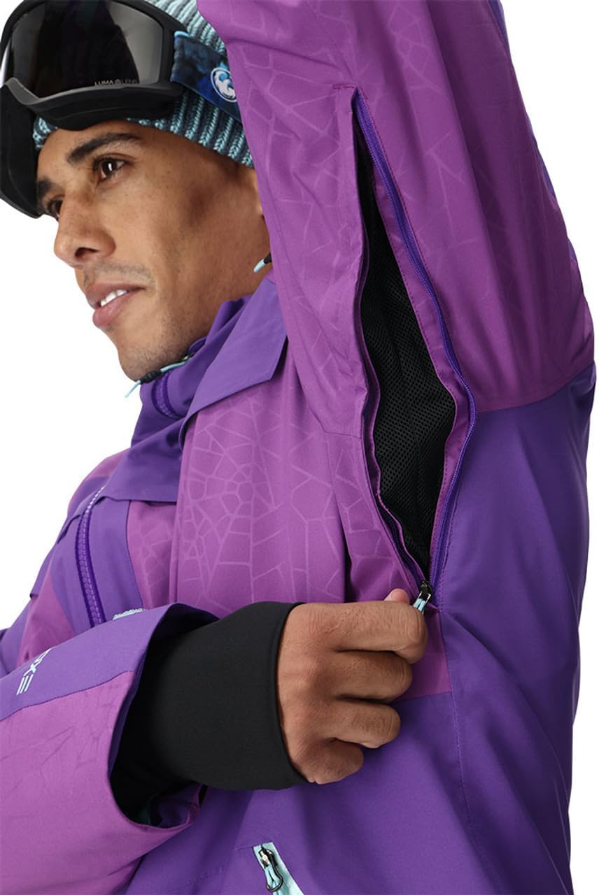 Spyder Lift Insulated Ski Jacket (Men's), Deep Purple, 3X-Large