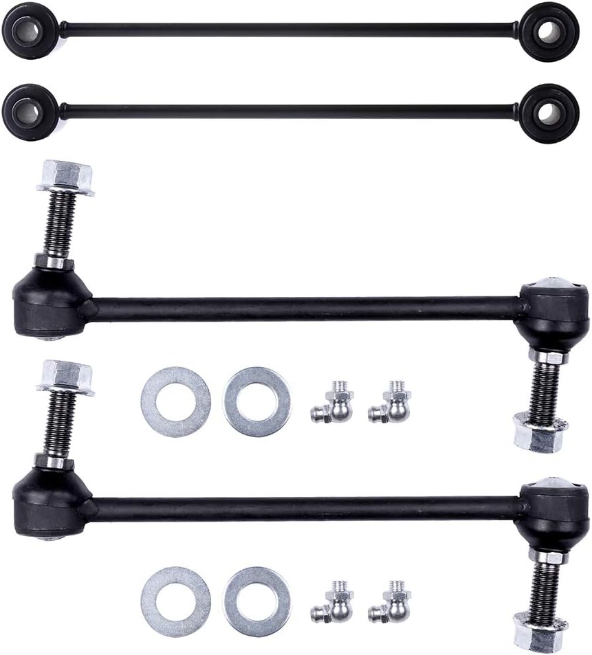 ECCPP 4pcs AWD Front Sway Bar Links Rear Sway Bar Links Fit 2005-2019 For Chrysler 300 2017-2019 For Dodge Challenger Charger 2005-2008 Magnum