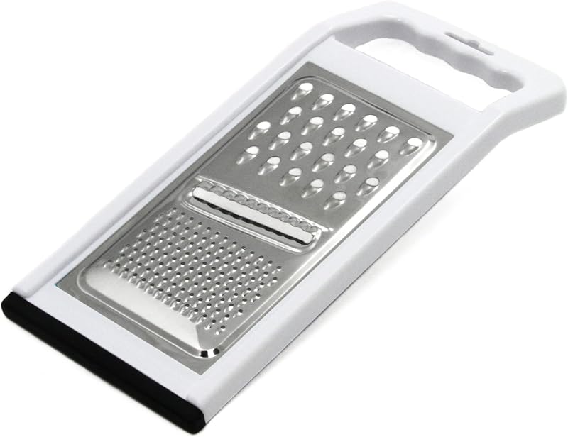 Chef Craft Select Rallador de acero inoxidable, 5 x 11 pulgadas, 1 pieza, blanco