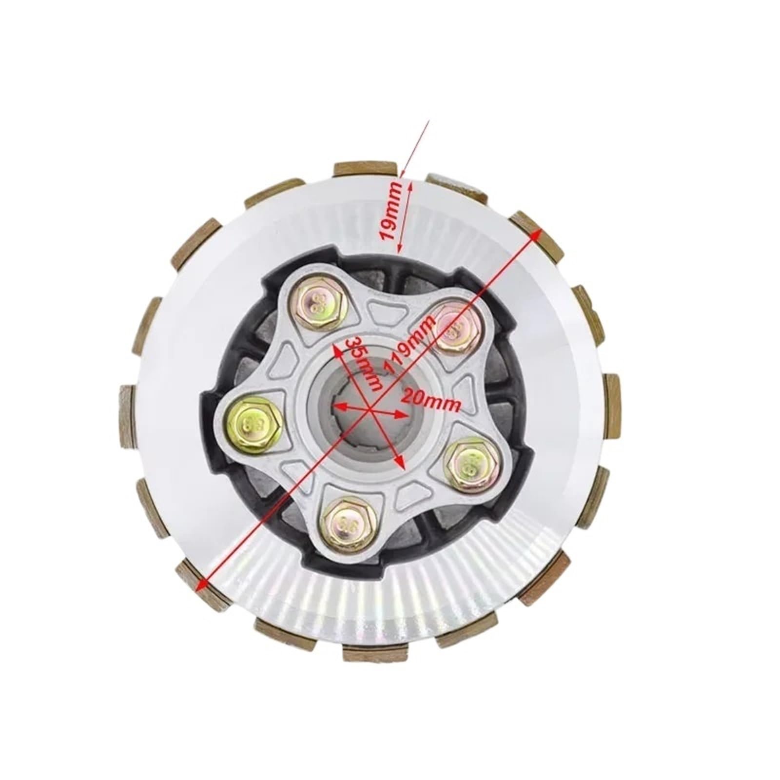Embrayage pour moto Pour CG250 SNOR Ensemble D'embrayage