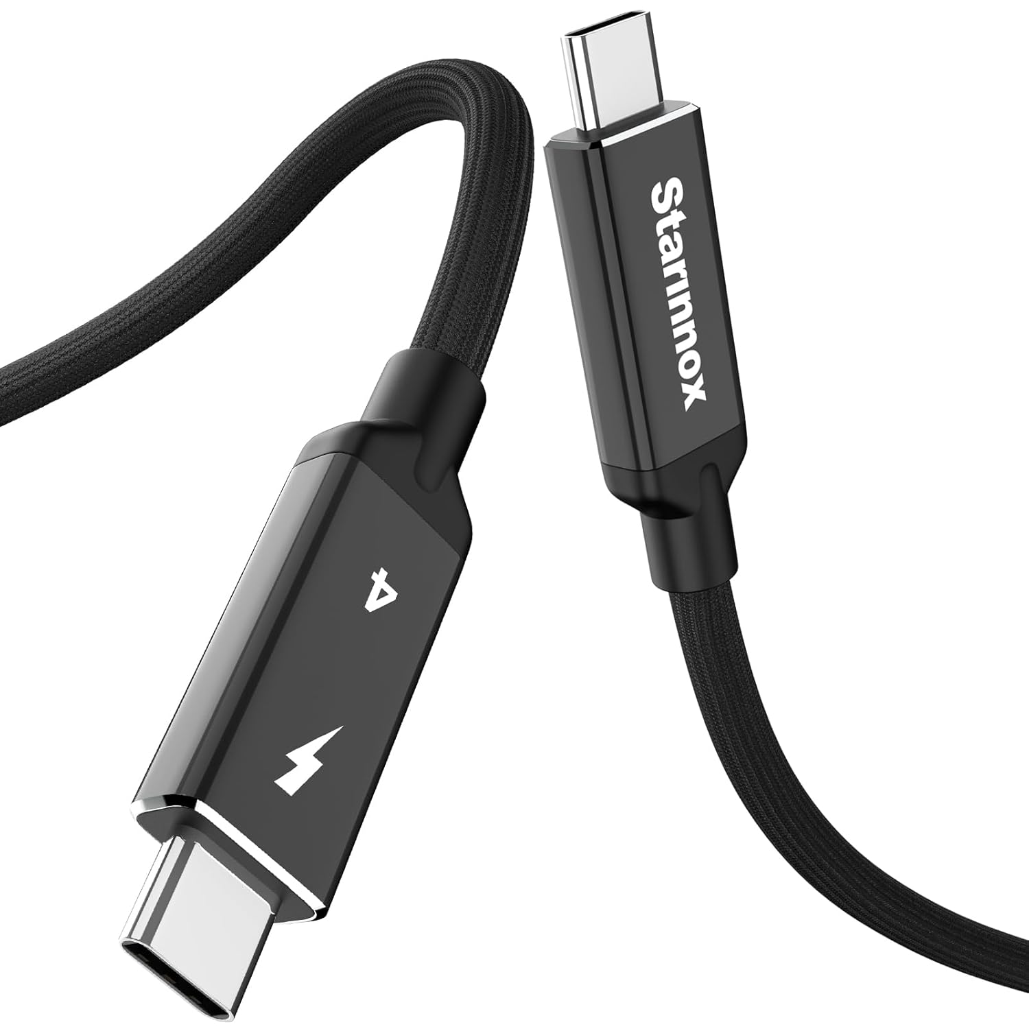 1.6Ft Thunderbolt 4 USB4 Cable, 40Gbps Data Transfer, 8K HD Display, 240W Fast Charging, Compatible with Thunderbolt 3/4 & USB-C Devices 0.5m - Amazon product rated Grade A