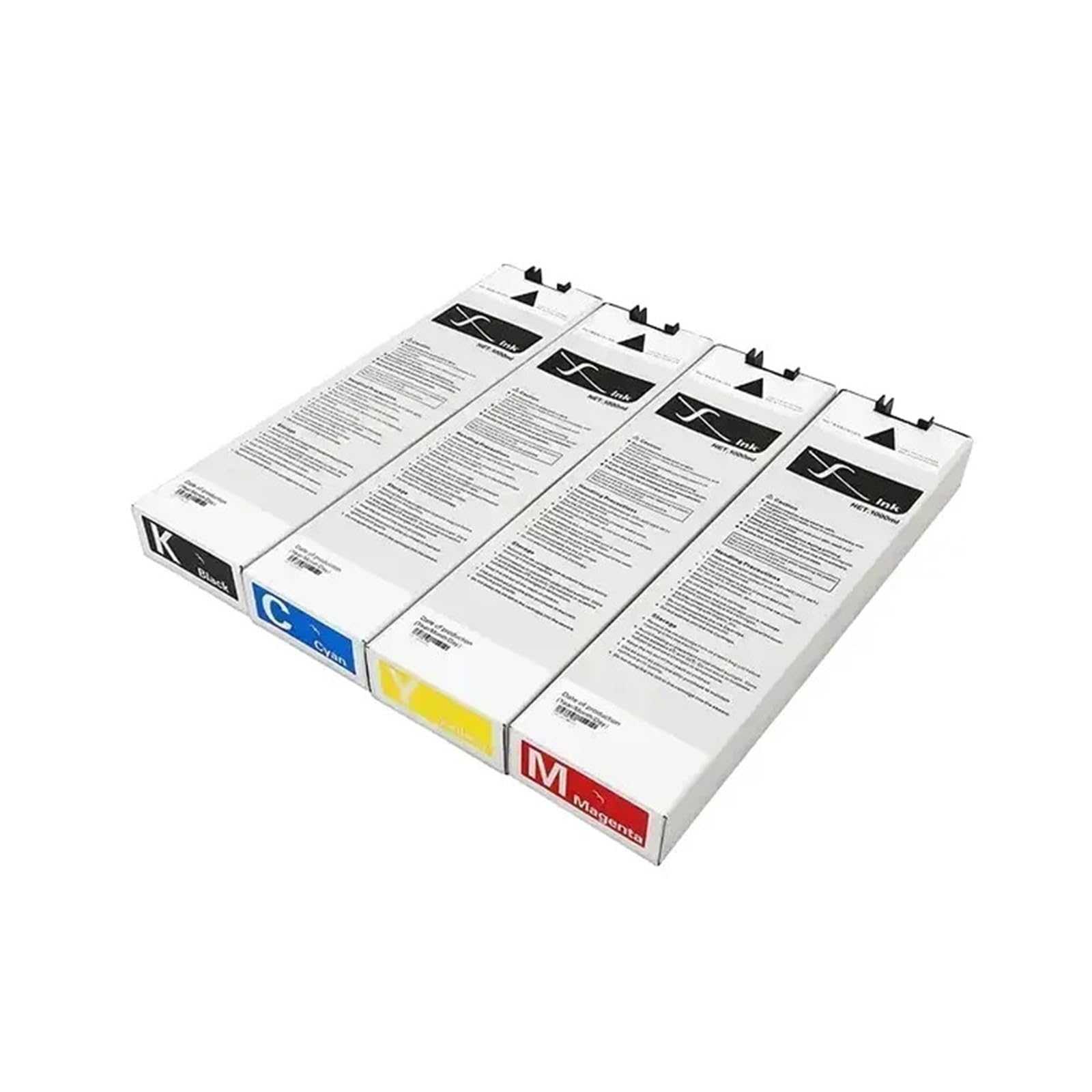 Cartucce d'inchiostro S-7265 S-7266 compatibili for Riso ComColor FW1230R | FW5230R FW5231R 5000R, S-7267 S-7268, Cartuccia sacchetto inchiostro, Fornitura inchiostro stampante(Cyan)