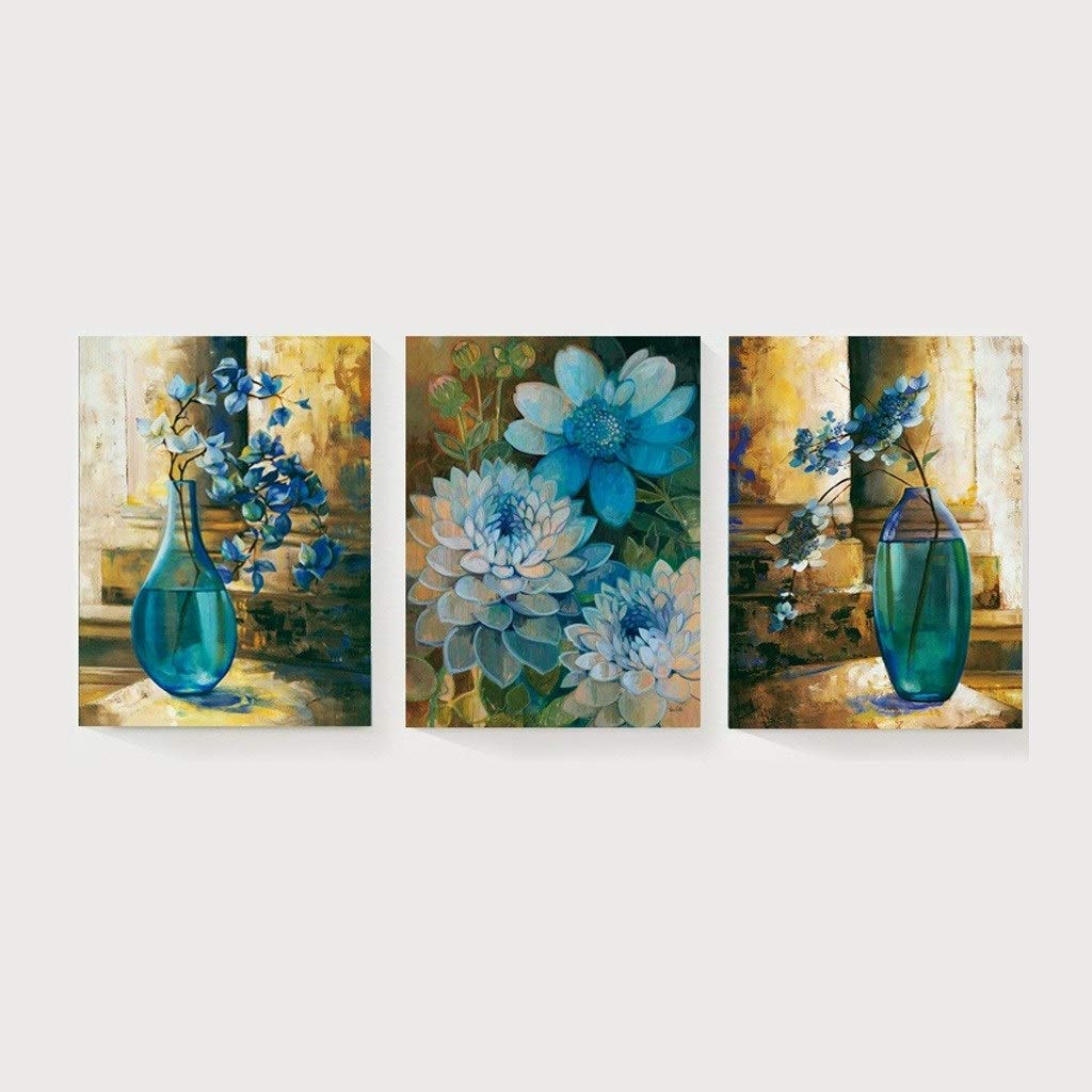 Peintures murales triple style sculpture pour decorer le salon