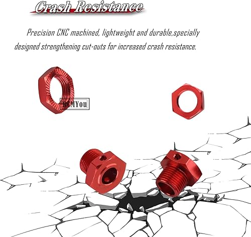 Miniatura 4 de Pieza de mejoras de llave hexagonal de rueda de 0.67 pulgadas, para infracción de 17, 6s BLXMojave 6s BLXLimitless 18 Typhon 6S BLX, adaptadores de