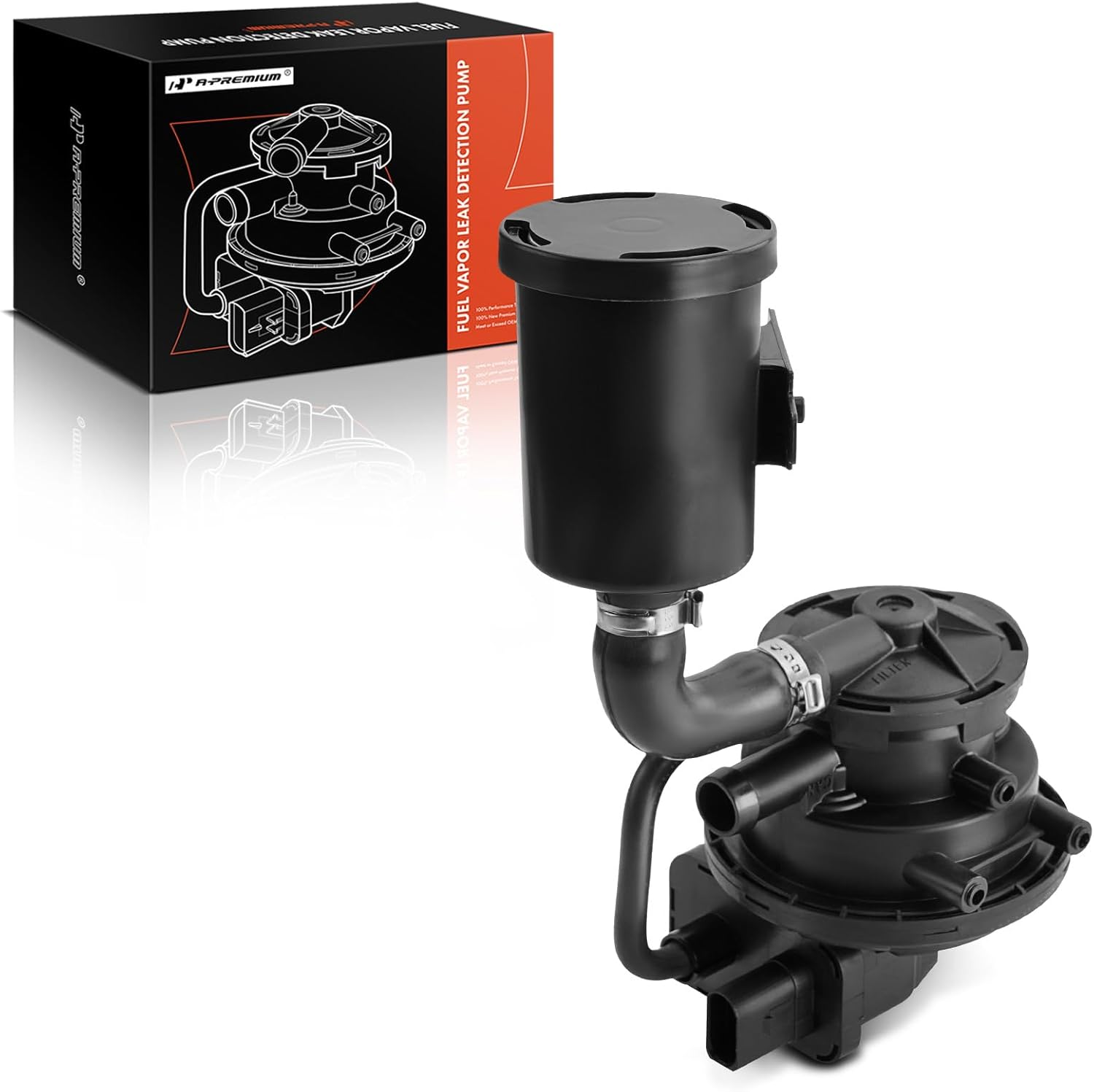 A-Premium Fuel Vapor Leak Detection Pump Compatible with Volkswagen Passat 2009-2010, CC 2009-2011, Passat CC 2009-2010, with Intensified Evaporation Purge Device System, Replace# 3C0906201B