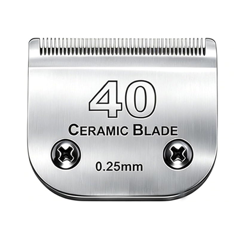 Lâmina de Reposição #40 para Máquina de Tosa, Cerâmica com Aço Inoxidável Audoc – Corte de 0,25 mm, 1 Unidade