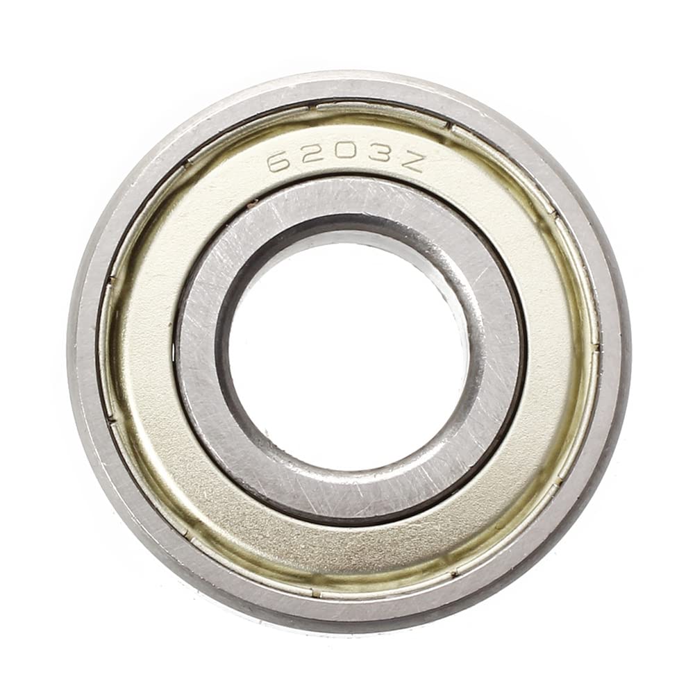6203-ZZ Rillenkugellager 17x40x12 Mm – 10 Stück, Beidseitig Metallgedichtet, Wasser- & Staubdicht – Für Motoren, Pumpen & Co.