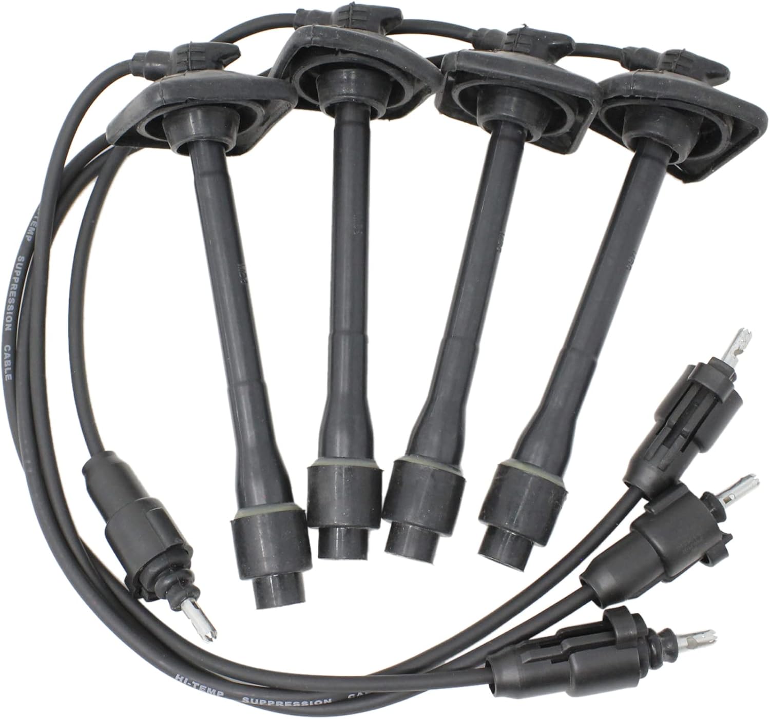 AIP Power Pack Complete with Ignition Coils and Low Ohm Spark Plug Wires Compatible with 1997-2001 Toyota Camry RAV4 Solara 2.0L 2.2L I4 671-4144 UF180 UF181 OEM Fit Kit-1505