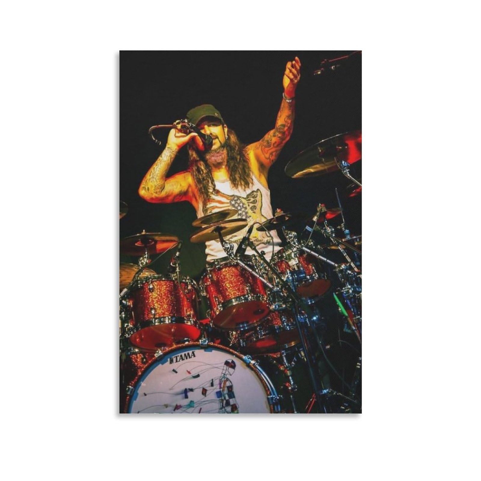 FCOIN Mike Portnoy Canvas Poster Canvas Wall Art Poster Decorative Modern Home Print Picture Artworks Posters 16x24inch(40x60cm)