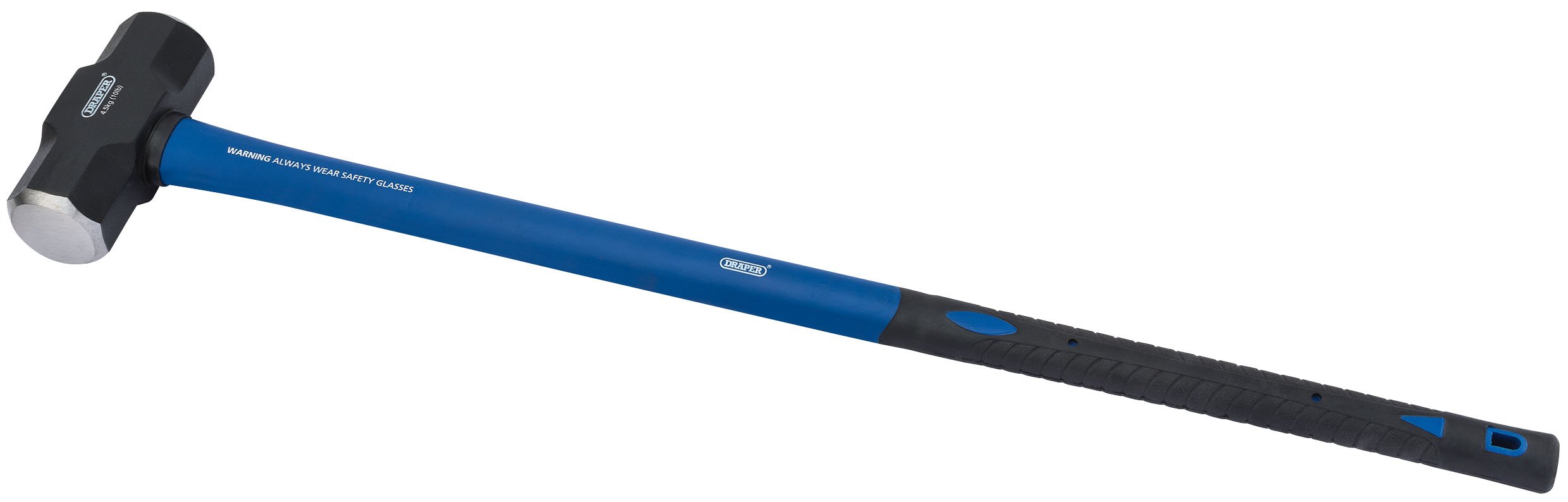 Draper Blue And Black 81434 Fibreglass Shaft Sledge Hammer (4.5Kg-10Lb) And Black 4.5 Kg