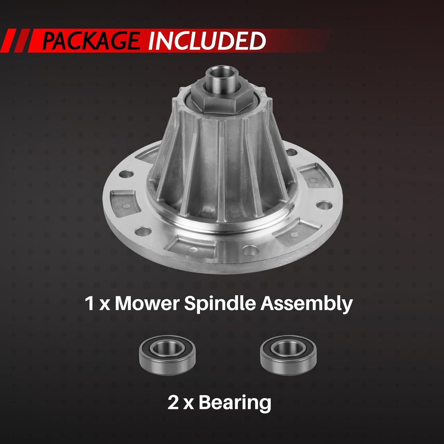 Mower Spindle Assembly with Bearings for Bobcat 4165023 4115850 4171231, Lawn Mower Spindle Assy Fits Exmark, Replaces 41-712-31