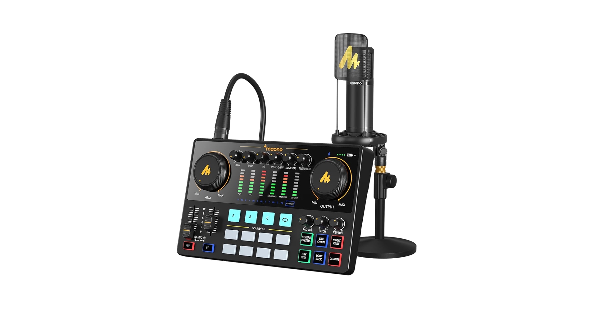 美品 maonoCASTER AME2A ポータブルポッドキャスト Amazon.com: MAONO Podcast Equipment Bundle with Audio