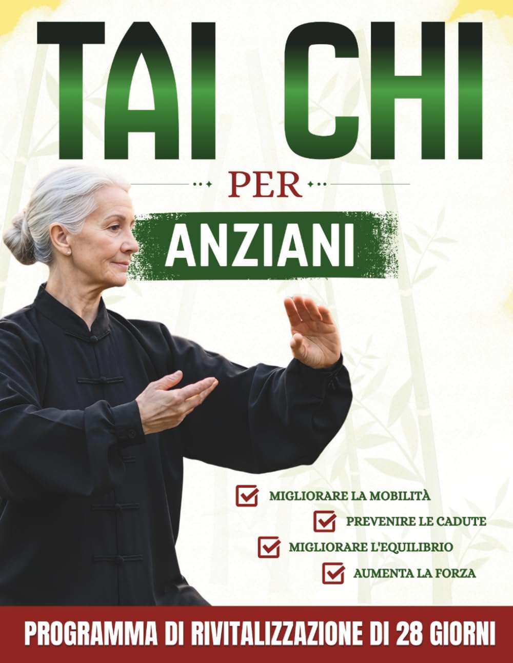 Tai Chi per anziani: Routine quotidiane delicate da 10 minuti per migliorare l'equilibrio, aumentare la mobilità e prevenire le cadute | Con illustrazioni e tutorial video