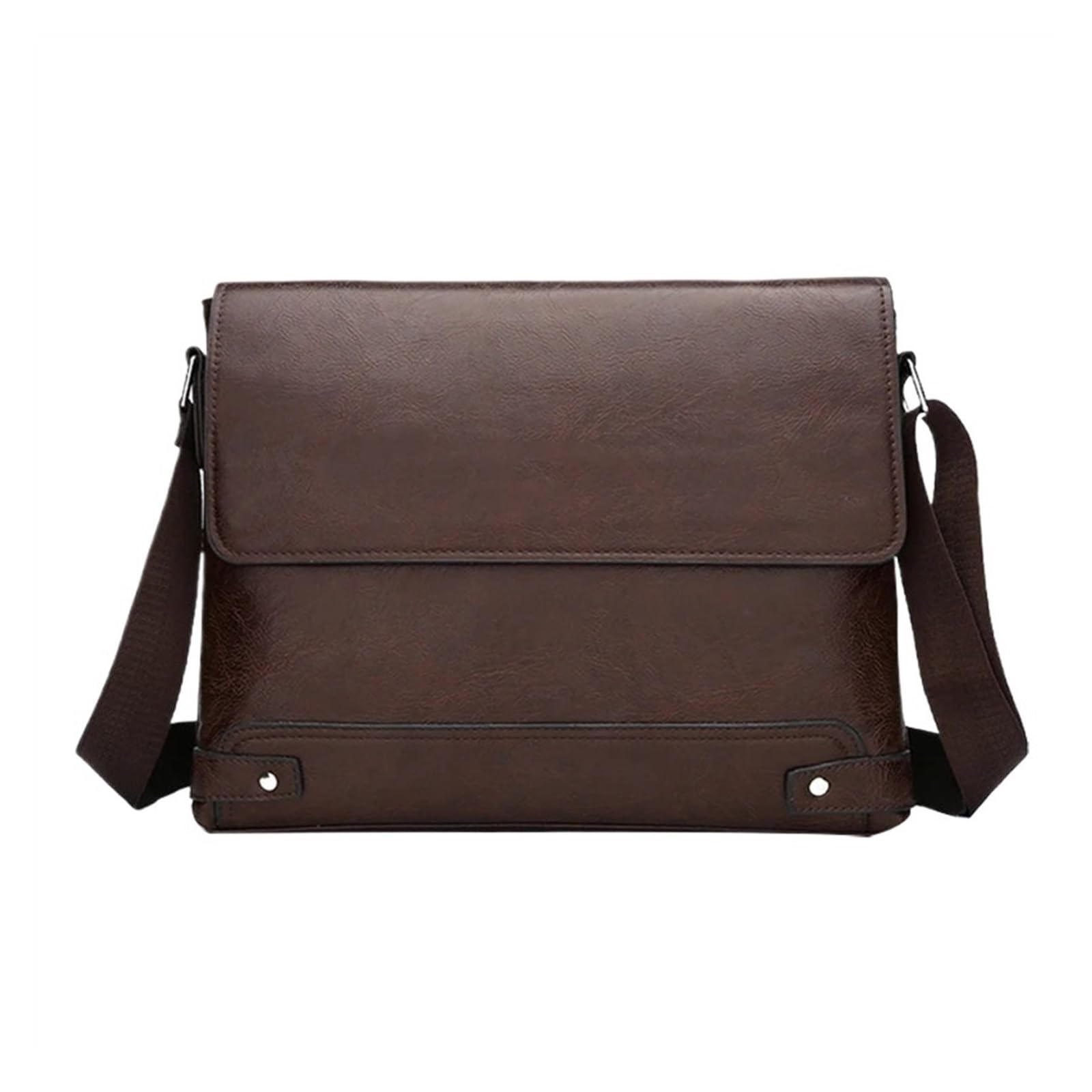 Oficina Maletín de gran capacidad, bolso mano cuero PU, funda protectora for ordenador portátil, cruzado for trabajo negocios Maletín