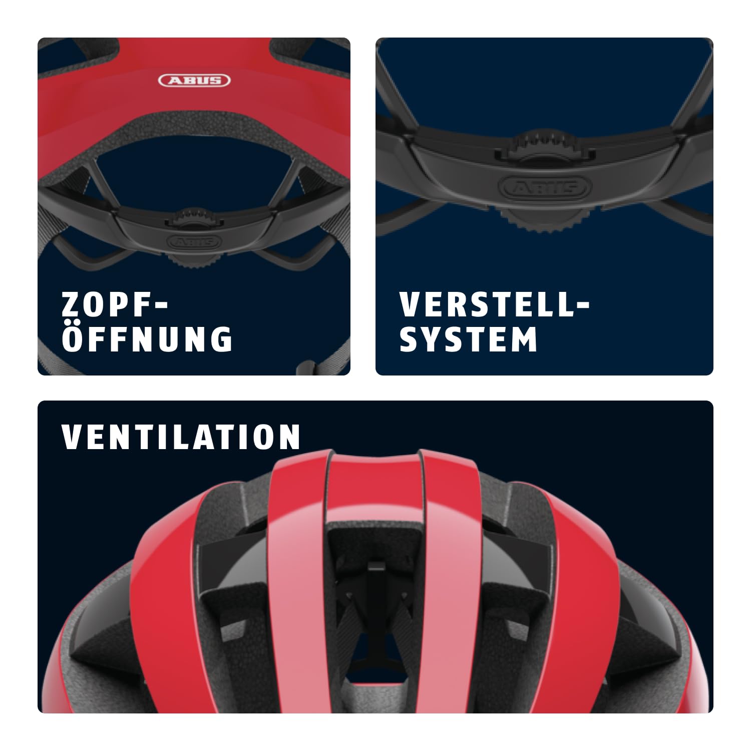 ABUS Rennradhelm Viantor - Sportlicher Fahrradhelm für Einsteiger - für Damen und Herren
