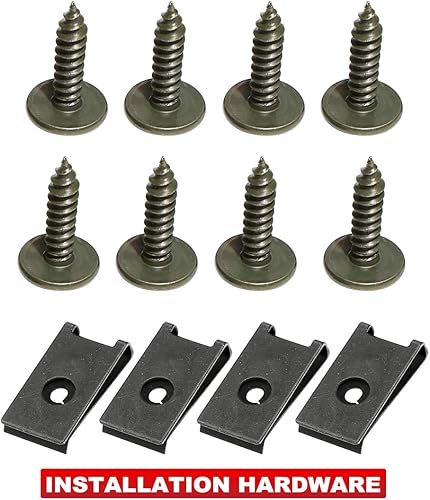 Miniatura 9 de A-Premium Juego de 4 protectores contra salpicaduras compatibles con Chevy Colorado (no compatible con ZR2) y GMC Canyon, camioneta 15-22 (sin