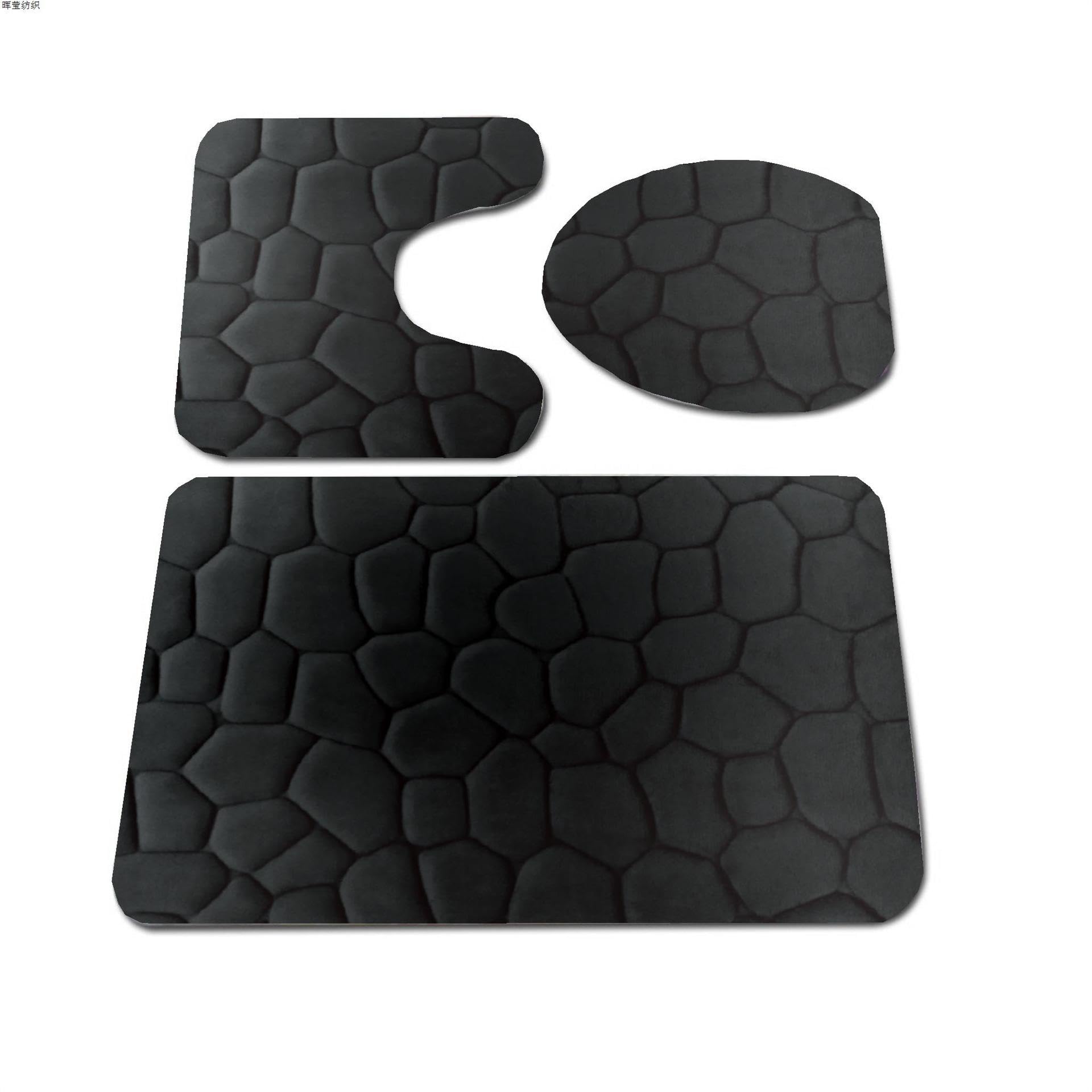 Tapis de bain absorbant et sa housse de toilette pour des matins cocooning