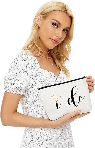 Miniatura 2 de Blue Leaves Luck This Fun Regalos de cumpleaños para mujeres  Estuche de viaje de maquillaje, bolsa de maquillaje, regalo de jubilación, regalo de