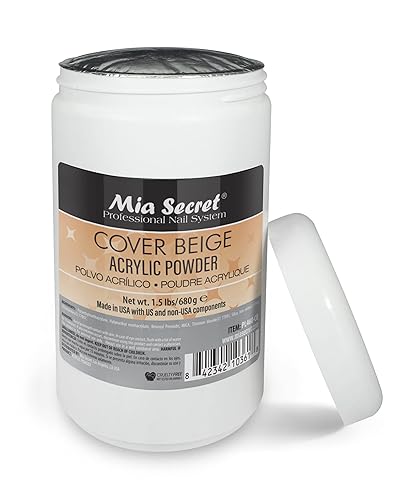 Miniatura 3 de Mia Secret Cubierta de polvo acrílico beige - 1.5 lbs