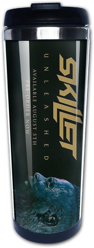 MASTER Skillet Memphis Rock Band Member Stainless Steel Mug / 350mL / DOUBLE Sided Print Design