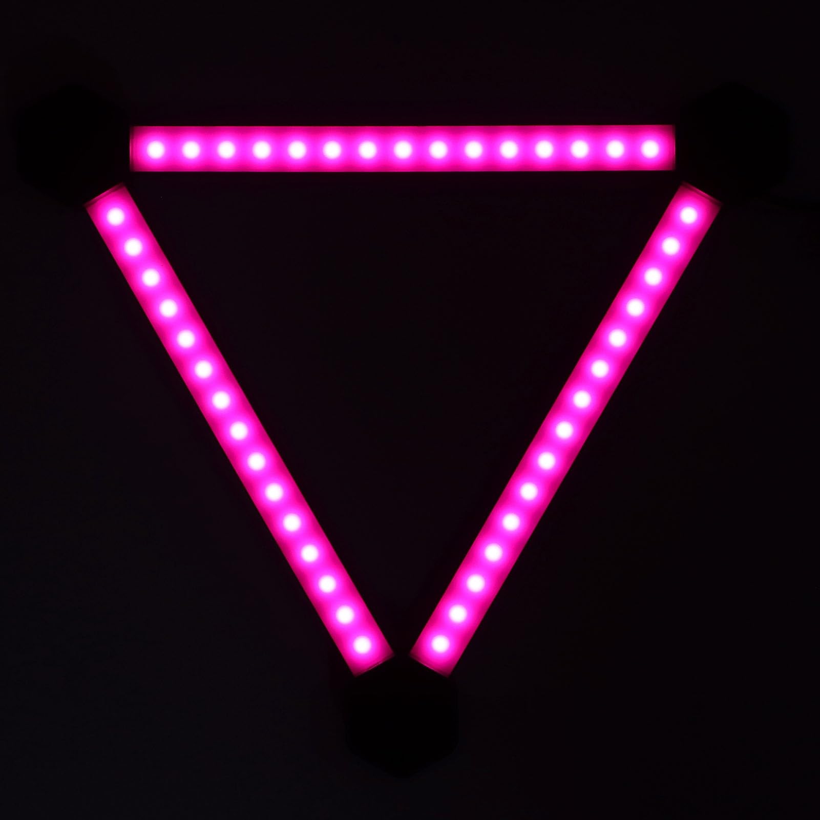 LED-Wandleuchten, 6 Set Smart RGB LED Musik-Synchronisierungsmodus App-Steuerung, RGB-Lichtleisten, Wandleuchten-Dekor mit Fernbedienung für Gaming-Zimmer, Wohnzimmer, Fernseher, Computer