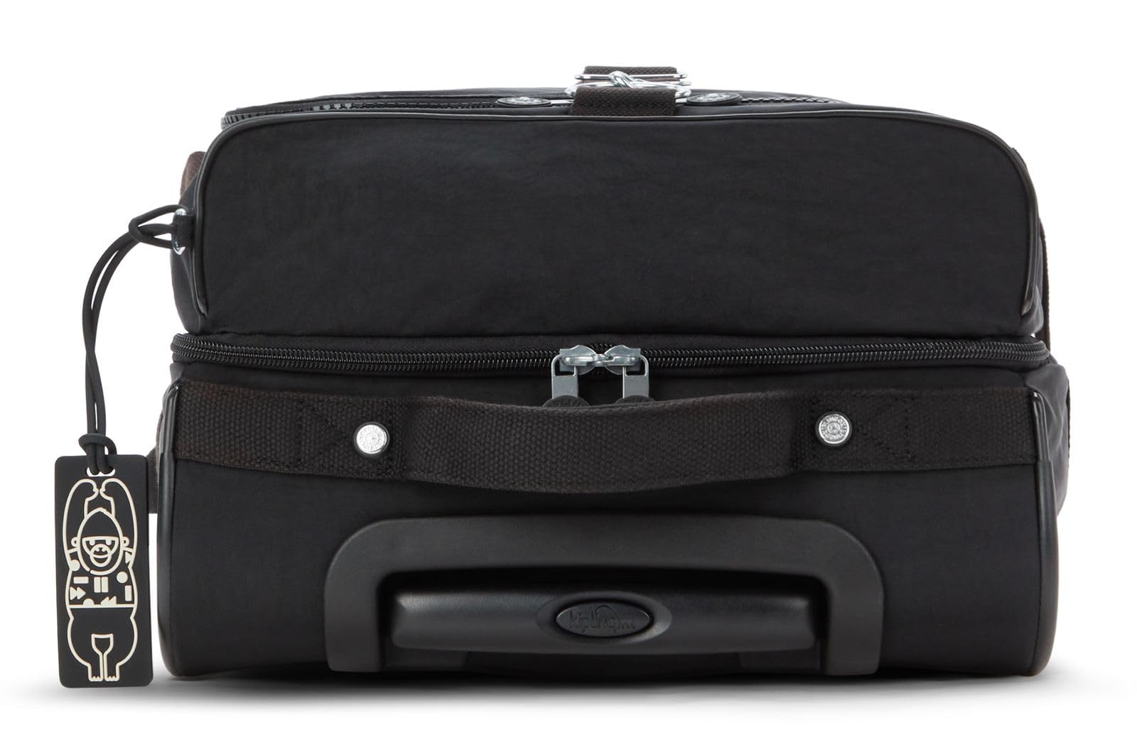 Kipling TEAGAN US Kleine Reisetasche mit Rollen, Carry On, Black Noir (Schwarz)