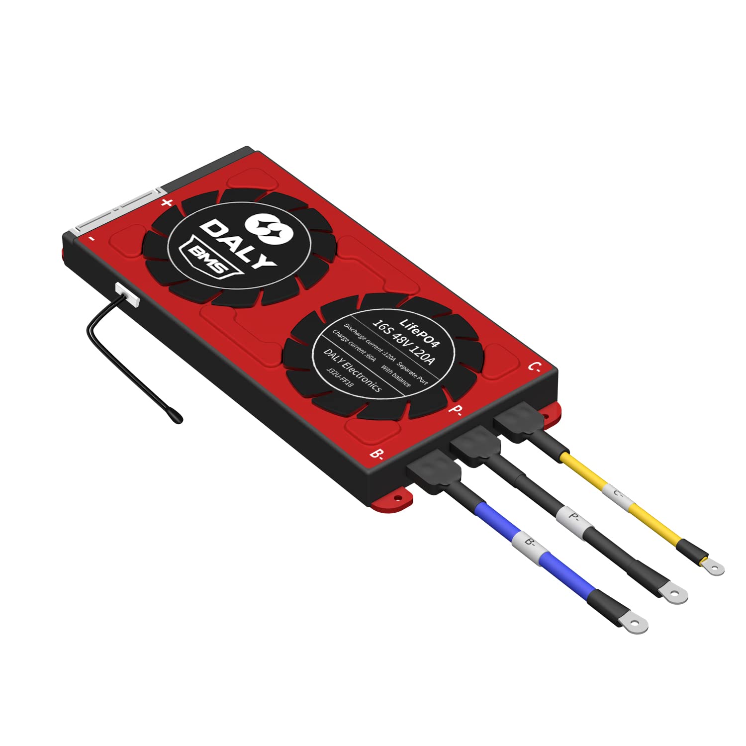 Amazon.co.jp: DALY LiFePo4 BMS 16S 48V 120A セパレートポート PCB 