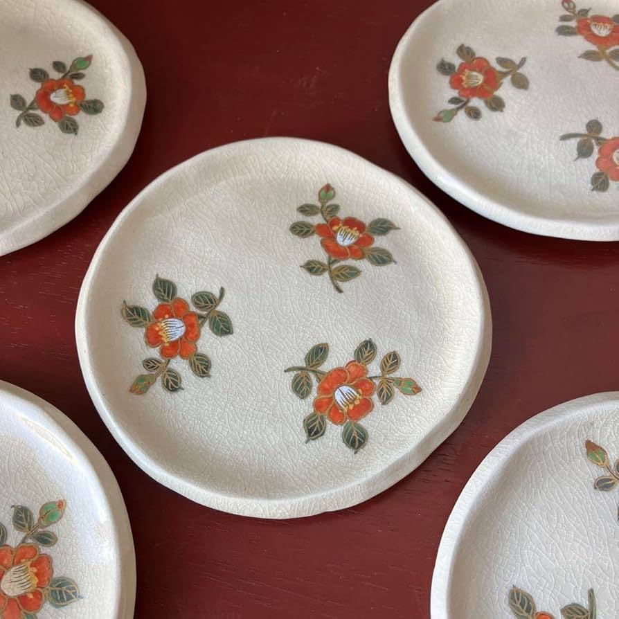 Amazon | 薩摩焼 白薩摩 玉陶山 小皿 | ノーブランド品 | 小皿