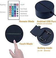 Vista 7 de Magic Elf Tinker Bell Miss Bell Rare Peter Pan Snowflake Tinkerbell Anime Character 3D LED Visual Luz nocturna para dormir con control remoto 16