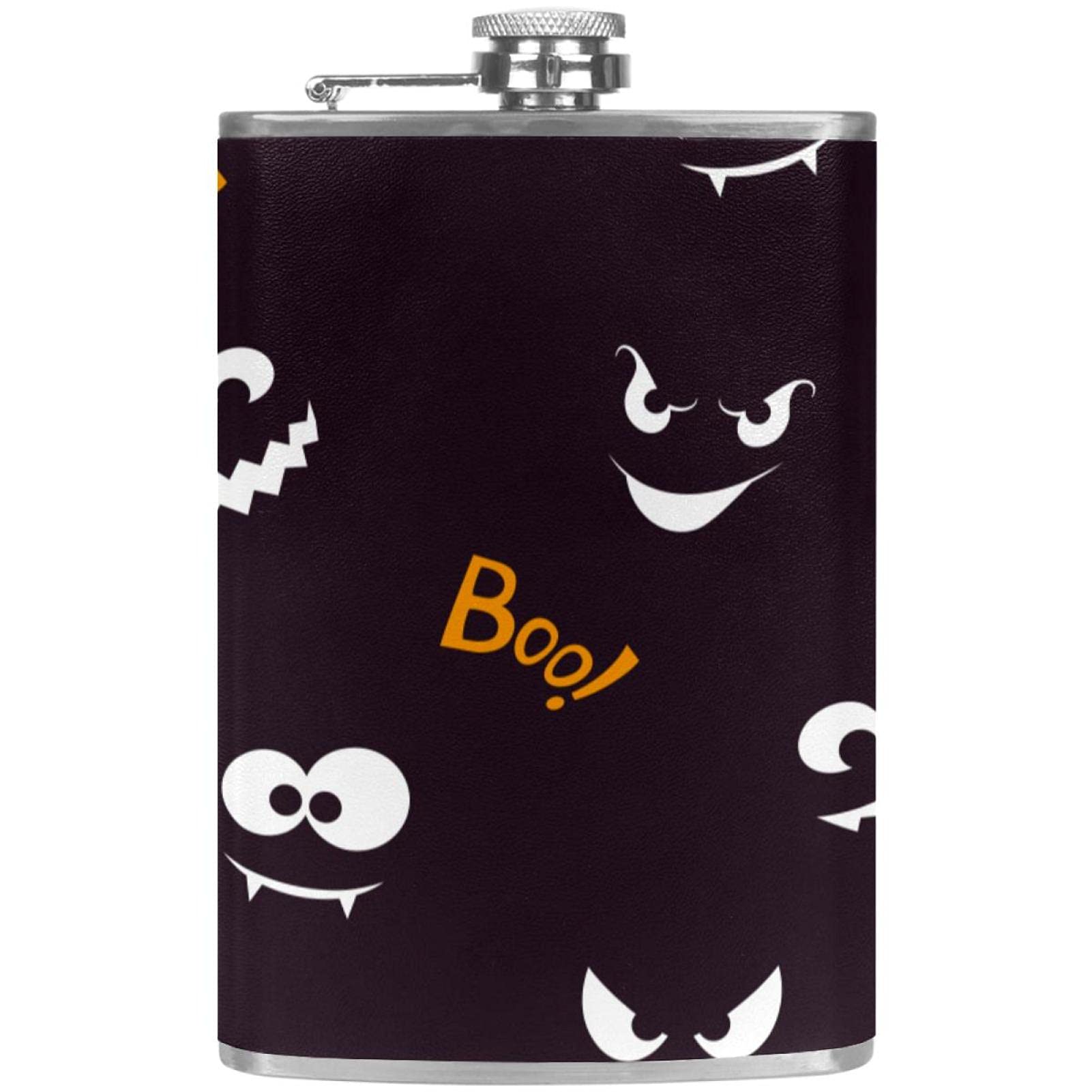 Flasque pour liqueur avec entonnoir en acier le cadeau parfait pour Halloween