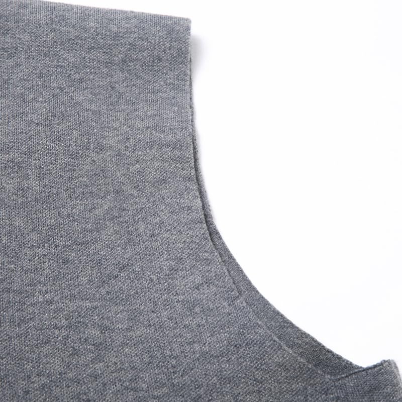 Men Swallowtail Knit Vest Tank V Neck Cardigan Sleeveless For Autumn Winter Business Buttons Down Solid2