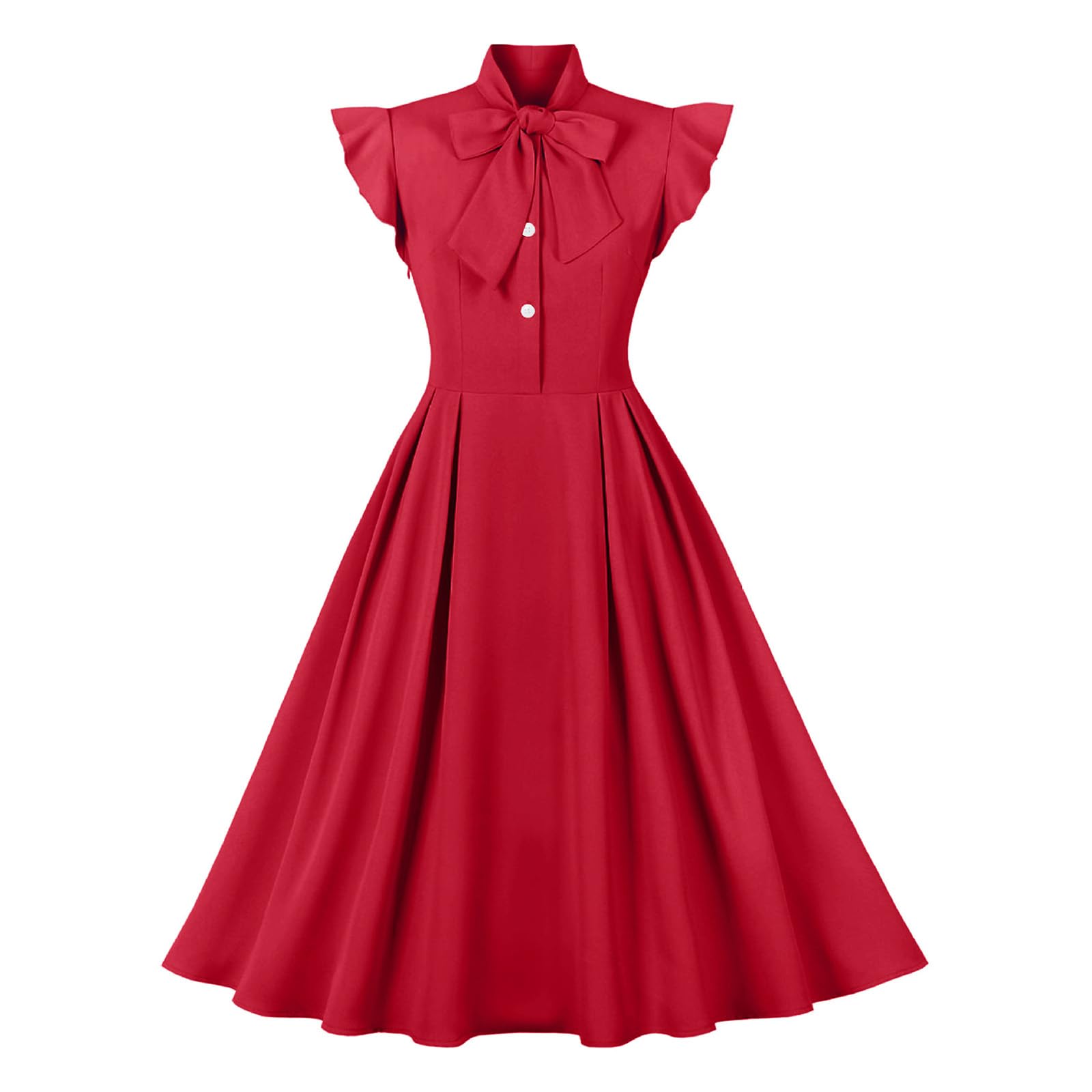 Cocktailkleid Vintage Mesh mit Blumenstickerei für Damen - A-Linie - Cocktailkleid - Cocktailkleid - Abendkleid - Gothic - 50er Jahre Stil - Gothic - Kleid