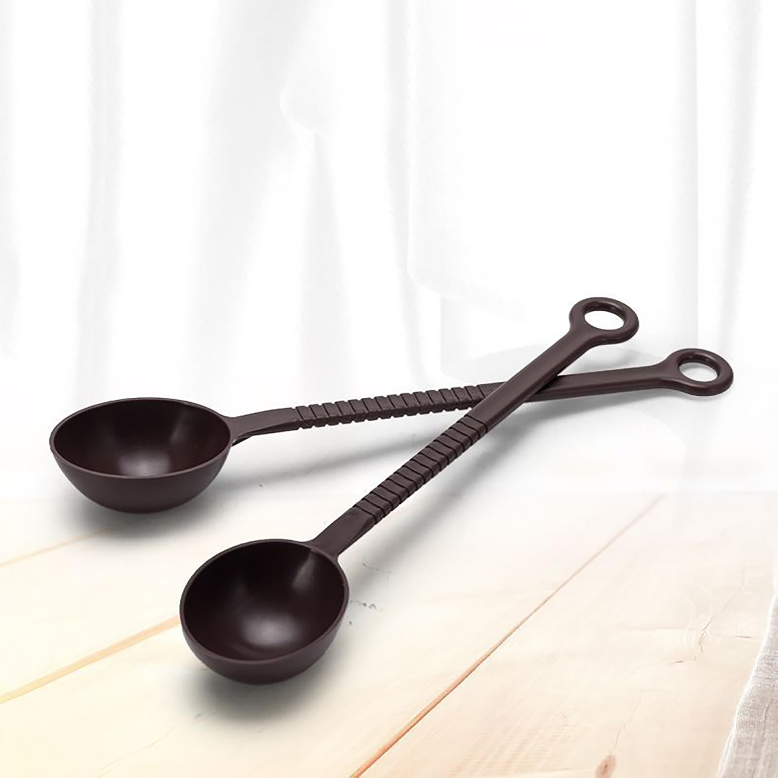 5PCS 10 Gram Measuring Spoon Coffee Bean Scoop Sugar Milk Powder Spoon Honey Teaspoons Bubble Tea Spoon Plastic Scooper for Powder