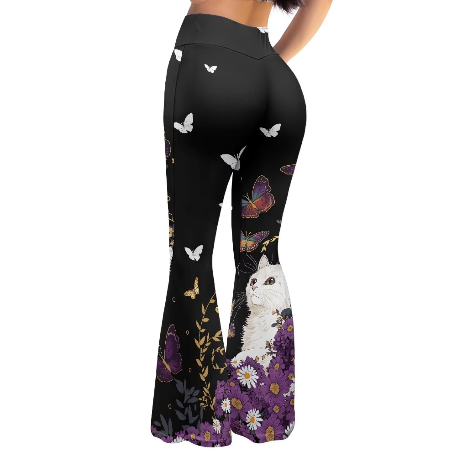 YEXIATODO Leggings svasati da donna, pantaloni della tuta da donna, pantaloni da yoga