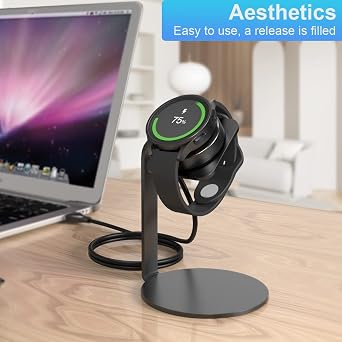 Samsung Galaxy Watch Charger Stand - Compatible with Galaxy Watch 5, 4, 3 & Active 2