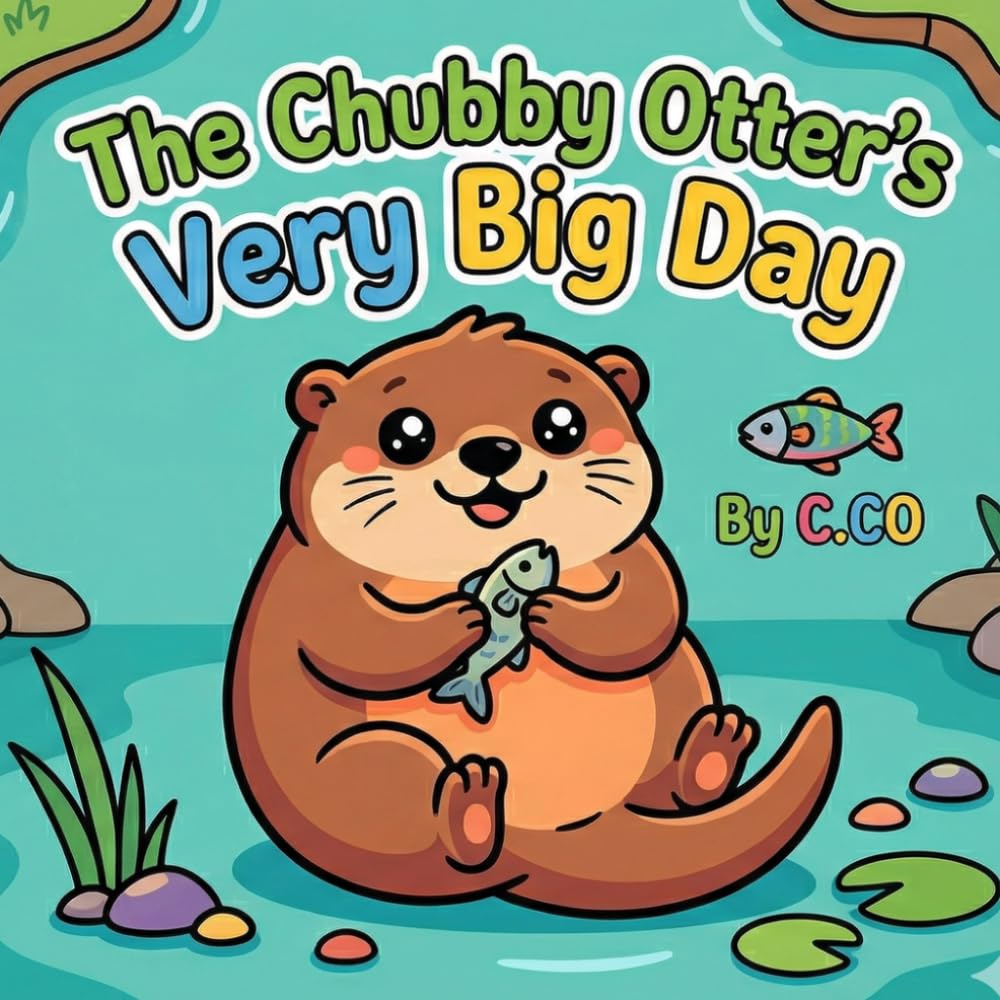 THE CHUNKY BEAN OTTER: 20 Silly Scenes to Color — The Little Otter with the BIG Personality! (A Coloring Adventure for Kids Ages 1–12)