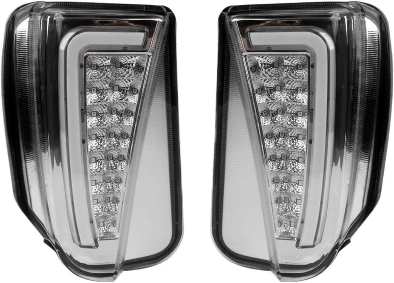 1set Car LED Front Bumper Fog Lights With DRL, Compatible With Toyota Prius ZVW30 2012-2014, Enhanced Visibility & Style, Yellow Turn Signal(White set 2PC)
