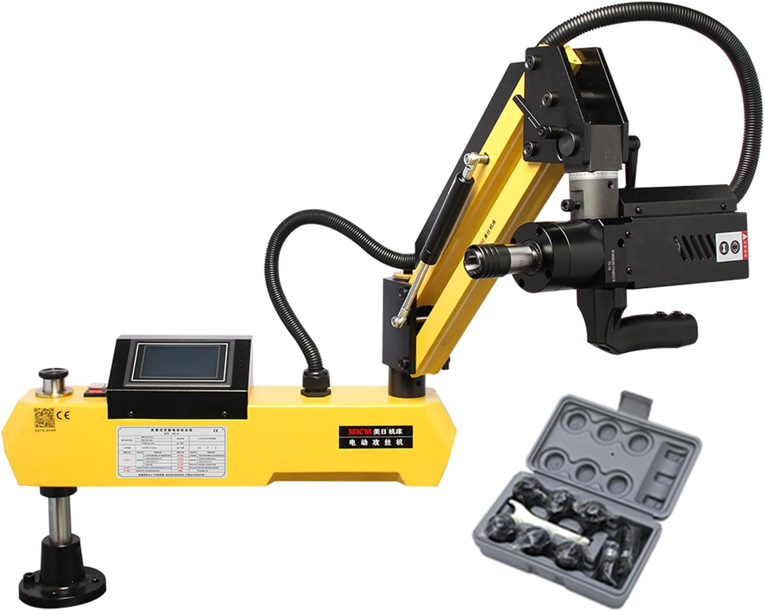 Electric Tapping Machine M3-M16,360° Multi-directions Tapping Machine 0-375rpm/min,8PCS Collets,Voltage AC 110V,for Machinery Manufacturing,Mould machinery and other industries