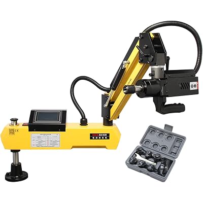 Electric Tapping Machine M3-M16,360° Multi-directions Tapping Machine 0-375rpm/min,8PCS Collets,Voltage AC 110V,for Machinery Manufacturing,Mould machinery and other industries