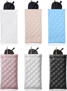 Cybersnc Sunglasses Pouch for Women,Portable Slim Soft Glasses Pouch Squeeze Top to Open for Women and Men (Black) Price In India