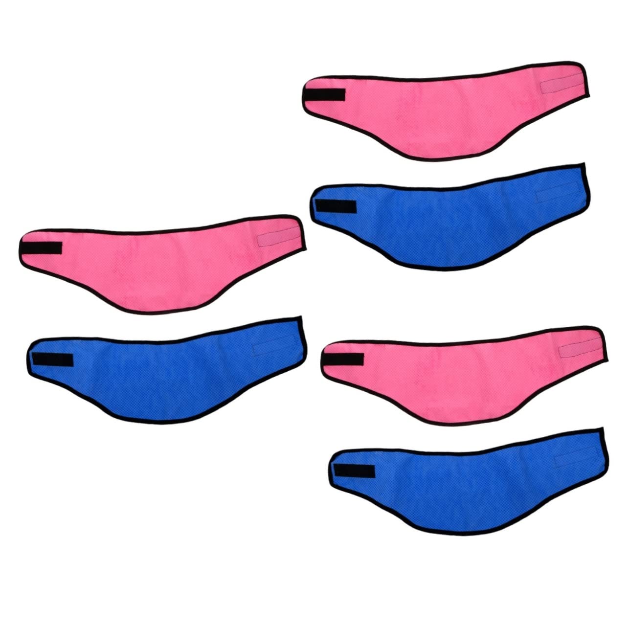 Mipcase 6stücke Hundekühlhalstuch Sommer Kühlschal Für Hunde Und Katzen Leicht Und Atmungsaktiv Für Im Freien Blaues Und Pinkes Punktdesign Für Heiße Tage