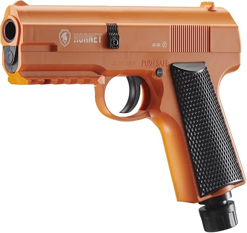 Miniatura 3 de Pistola de aire sin soplado de calibre 0.43 con bola de pimienta y bola de goma (0.28oz de CO2)