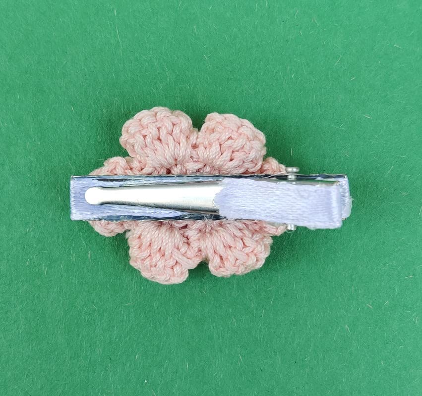 Image of Prapti Handicrafts Crochet Flower Baby Girl Eligater Hair clips Hairpins For Girls Hair Accessories Kids