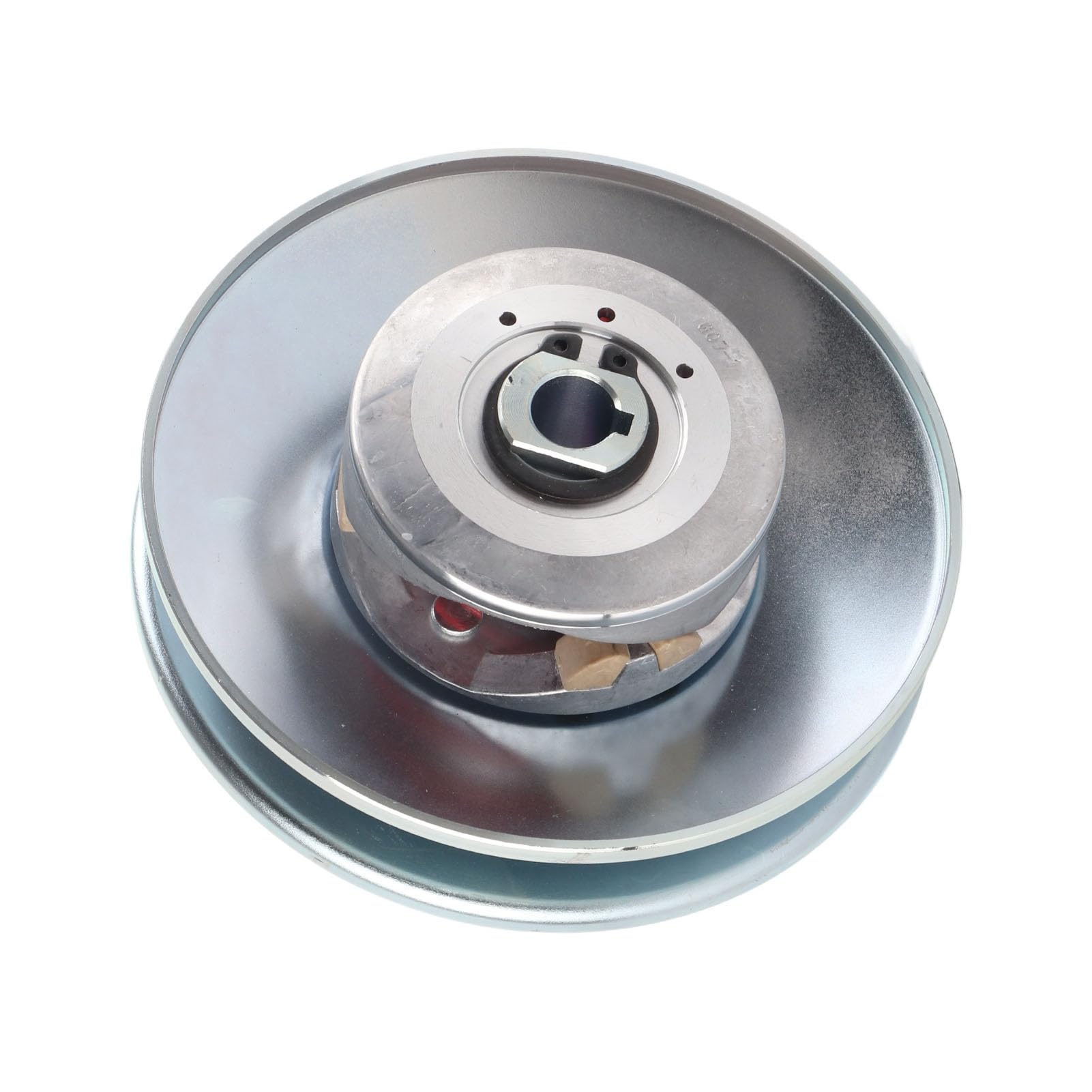 Puleggia in Ferro Durevole con Frizione Condotta con Convertitore di Coppia Serie 30 per Motori da 8-18 CV Go Kart ATV Foro da 3/4 Pollici