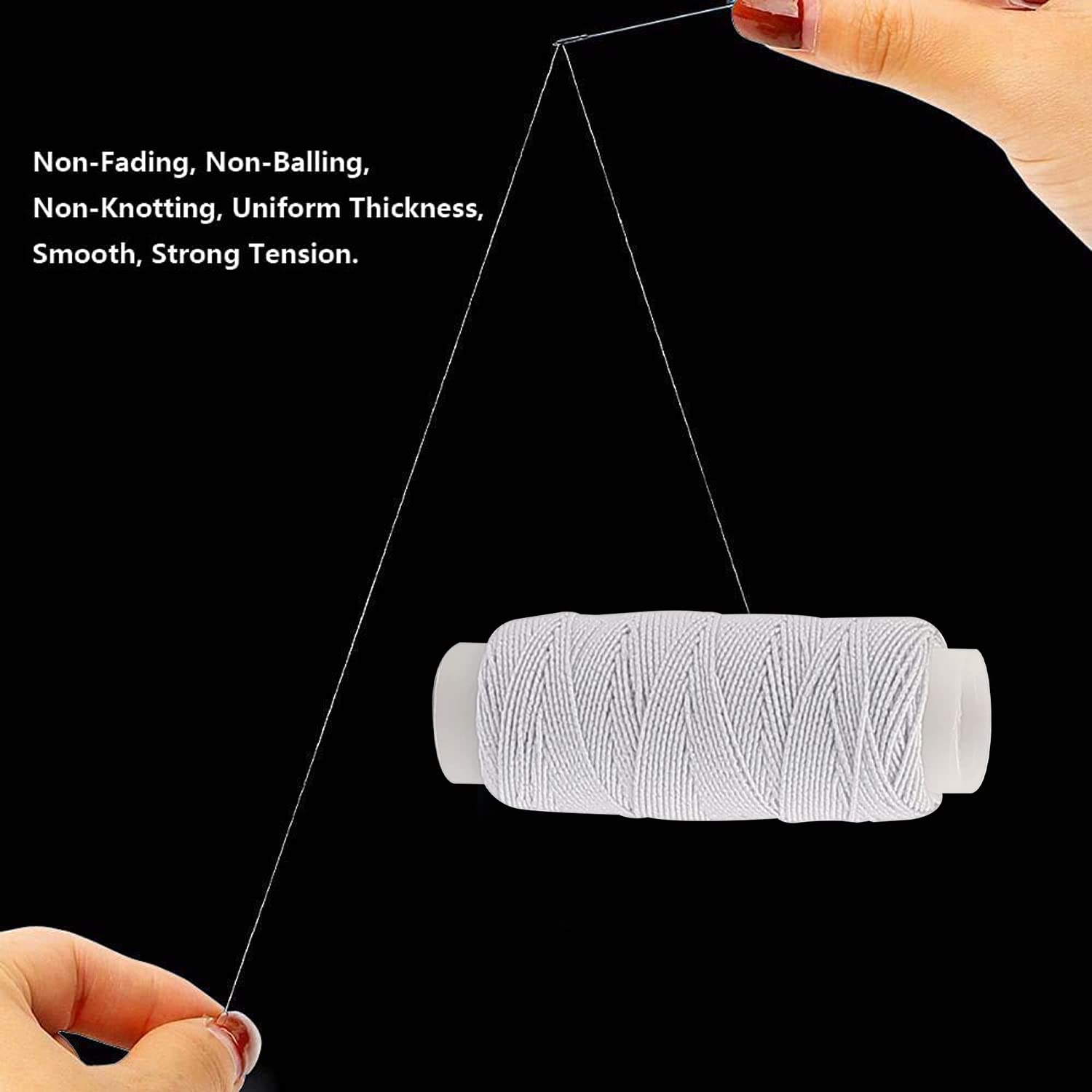 Bestewelry Cordino Elastico Nero Da 10 Mm In Vita Piatta Per Cucire Elastici Con Bobina Per Fasce Per Capelli Abbigliamento Cucito Artigianato - Foto 11