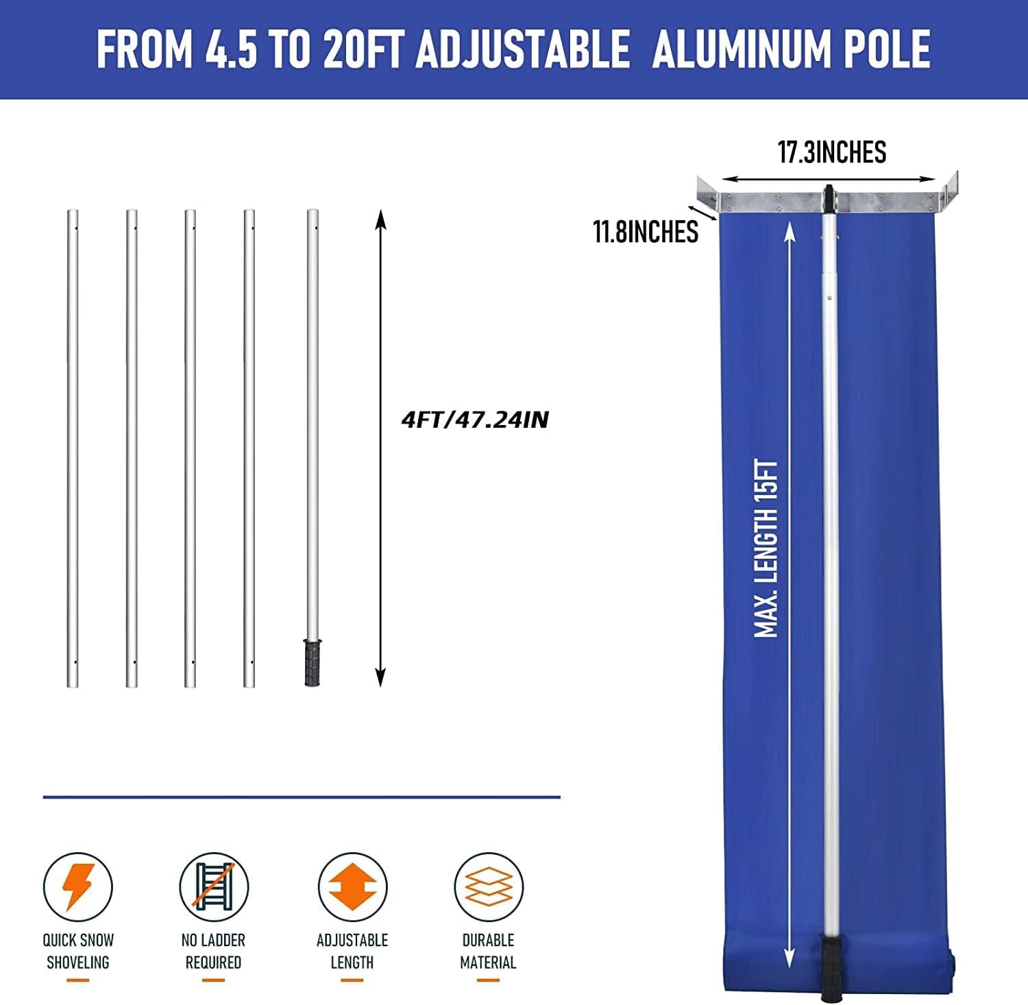 review AKUSAKO Snow Removal Shovel -Without Cloth