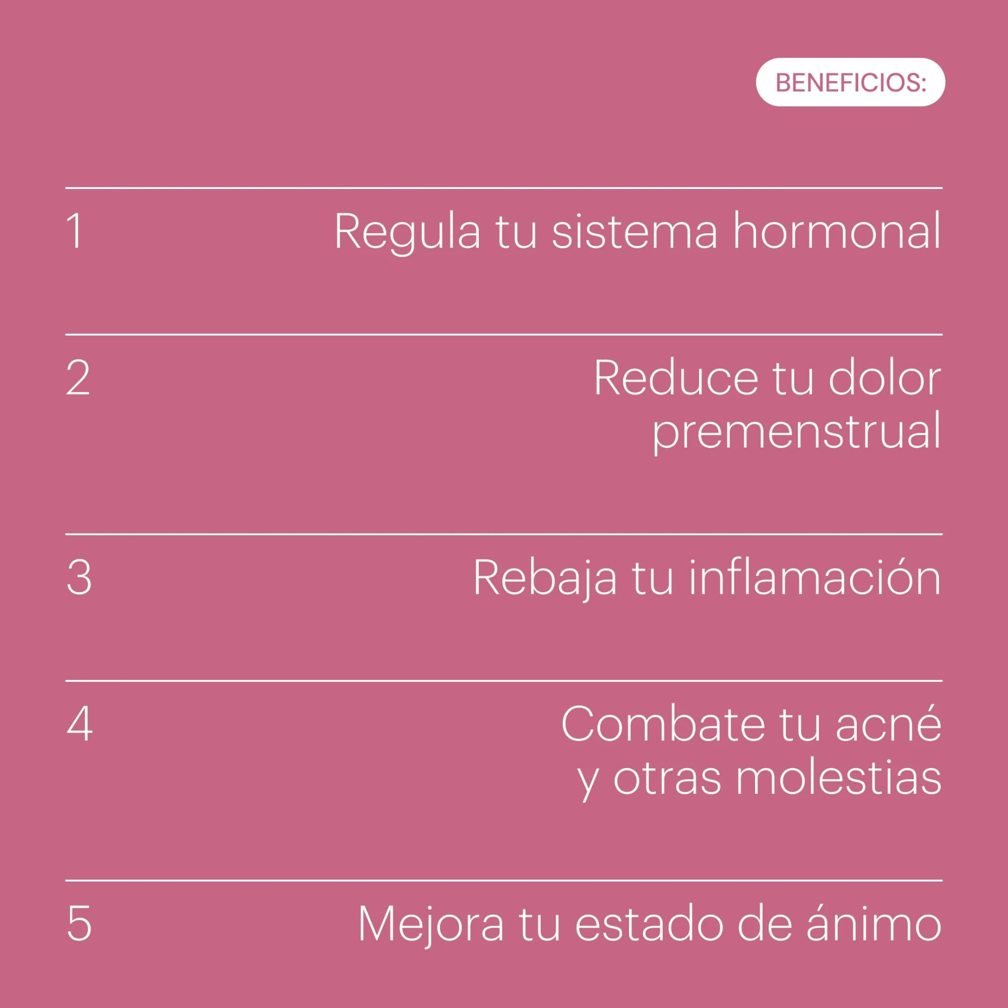 Inositol - Myo-Inositol + Magnesio + Vitaminas + 18 Activos Equilibrio Hormonal y Dolor Menstrual Mujer - SOP + Piel Saludable - Vegano Sin Gluten - 120 Cápsulas | fem balance - be levels