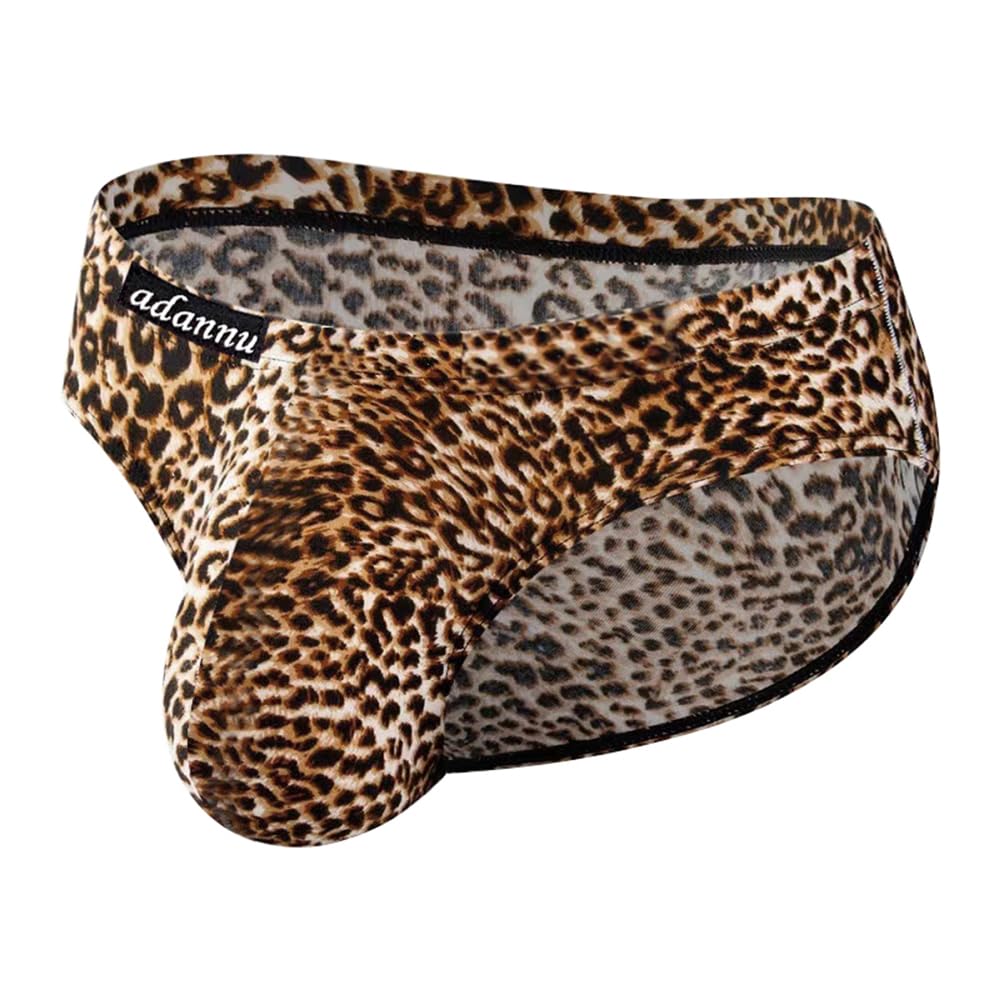 MissSec Slip Uomo Stampa Leopardata Intimo Mutande