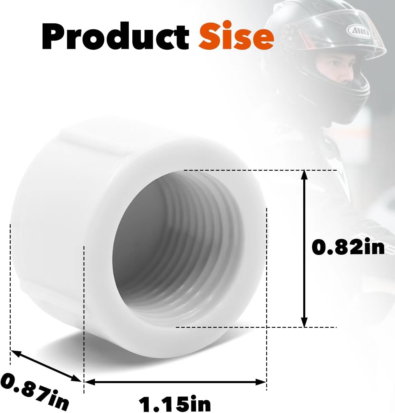 mapleza 4 Pcs Racing Fuel Hose Cap with 2 PCS Hose Bender Compatible with VP JEGS Scribner 3/5/5.5 Gallon Jugs Hoses Heavy-Duty Dust-Proof Replacement Kit for Fuel Containers